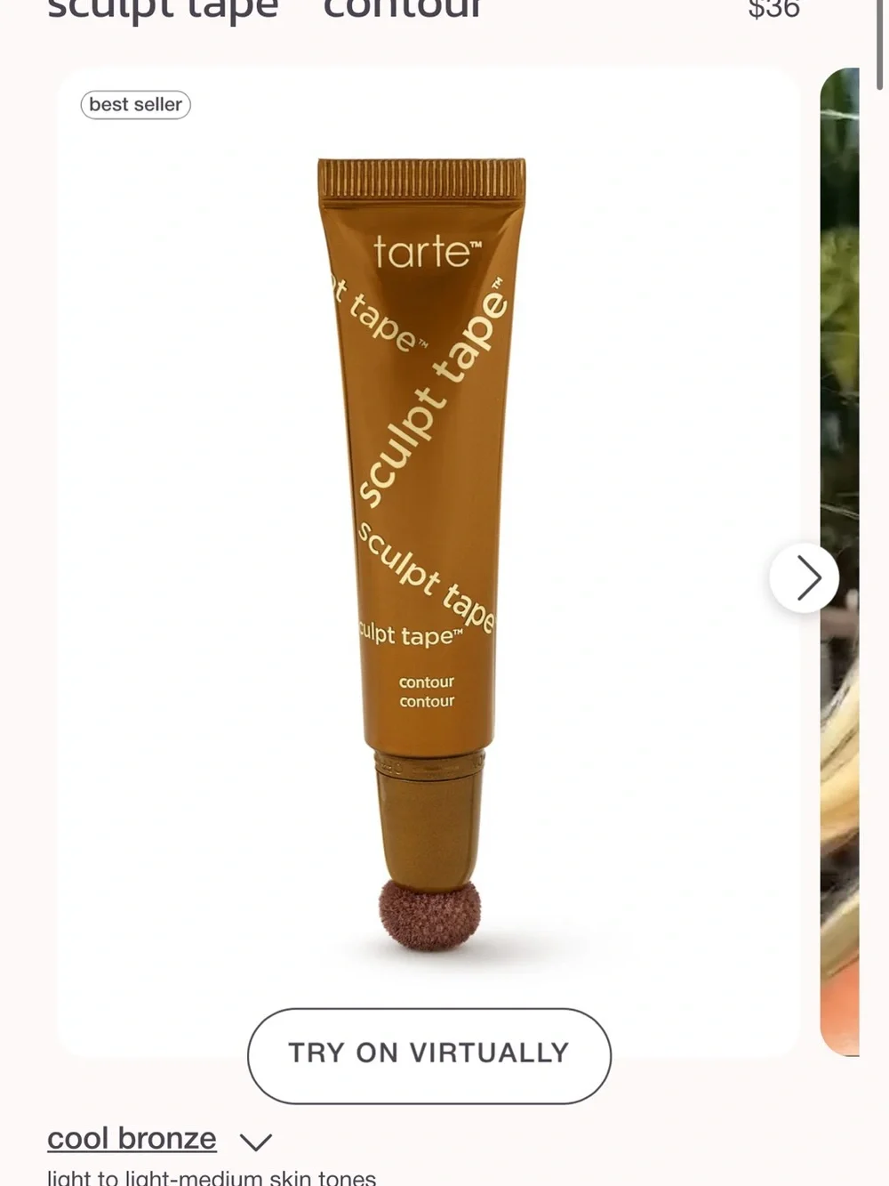tarte Sculpt Tape Contour - Brown with Navy Accents